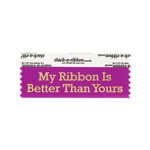 My Ribbon Is Better Stk A Rbn Berry Ribbon Gold Imprint