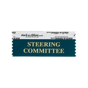 Steering Committee Stk A Rbn Teal Ribbon Gold Imprint