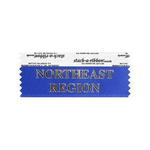 Northeast Region Stk A Rbn Blue Ribbon Gold Imprint