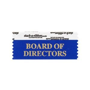 Board Of Directors Stk A Rbn Blue Ribbon With Gold Imprint