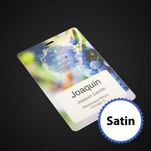 4 x 3 Std Event Badge-Satin