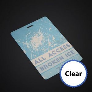 3-1/2 x 2-1/4 Prem Event Badge-Clear