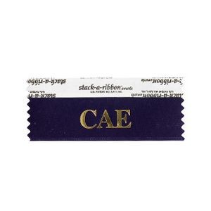 Cae Stk A Rbn Navy Ribbon Gold Imprint