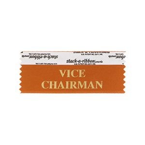 Vice Chairman Stk A Rbn Caramel Ribbon Gold Imprint