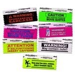 Warning Label Ribbon Fun Pack, Assortment of 100