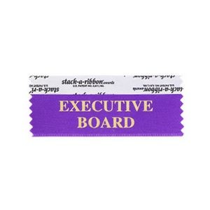 Executive Board Stk A Rbn Violet Ribbon Gold Imprint