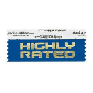 Highly Rated Stk-A-Rbn Blue Ribbon Gold Imprint