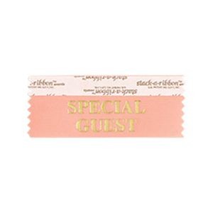 Special Guest Stk A Rbn Rose Ribbon Gold Imprint