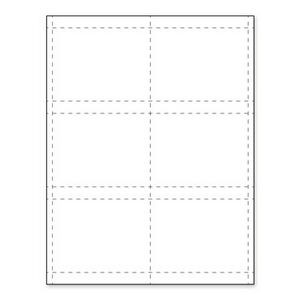 Classic Paper Name Tag Insert - Blank (4"x3")