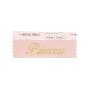 Princess Stk A Rbn Pink Ribbon Gold Imprint