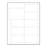 Name Tag/Ticket Form Paper Name Tag Insert, Blank, Pack of 500 Inserts