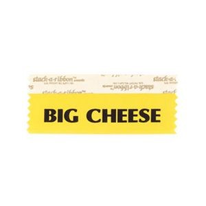 Big Cheese Stk A Rbn Gold Ribbon Black Imprint