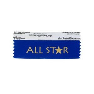 All Star Stk A Rbn Blue Ribbon Gold Imprint