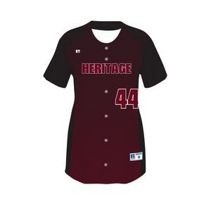 Russell® Ladies' Freestyle™ Sublimated Faux Full-Button Softball Jersey