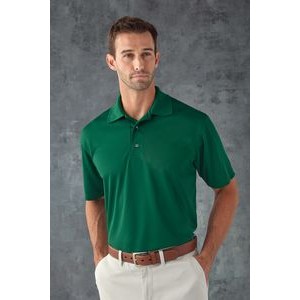 Paragon Men's Saratoga Solid Performance Mesh Polo Shirt