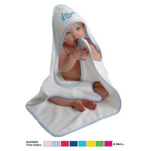 30" x 30" Hooded Baby Towel Terry Loop (Embroidered)