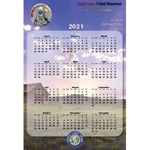 12 Month Custom Wall Calendar (13'' x 19'')