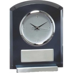 Smoked Glass Clock Executive Award