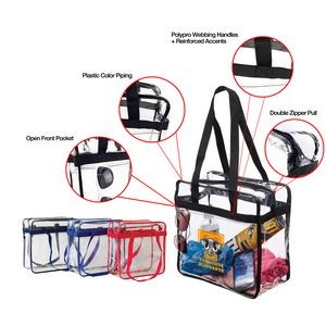 NFL Approved Heavy Duty Stadium Tote Bag
