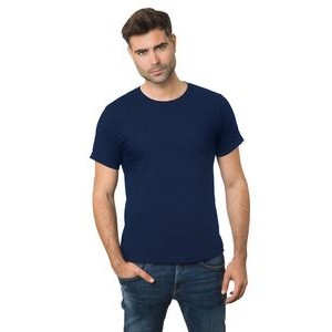Unisex Bayside® Fine Jersey Crew Tee Shirt (Made In US)