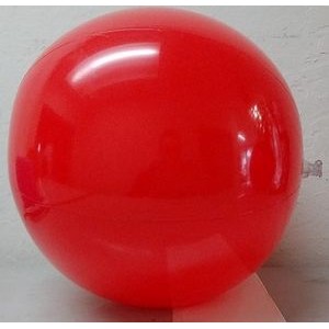 36" Inflatable Solid Red Beach Ball