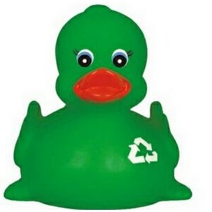 Rubber Go Green Duck