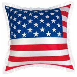 Inflatable USA Flag Pillow