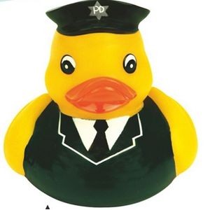 Rubber Smart Police Duck