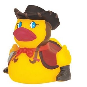 Rubber Western Cowgirl Duck