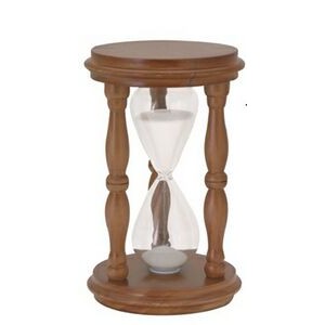 Traditional Sand Timer w/ Wooden Stand