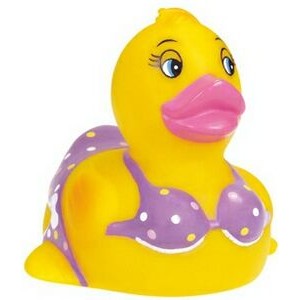 Rubber Itsy Bitsy Bikini Duck (Polka Dots)