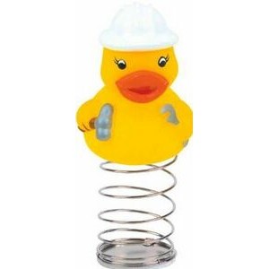 Rubber Construction Worker Duck Bobble