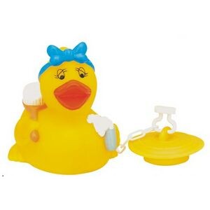 Rubber Bath Tub Duck w/ Bathtub Plug©