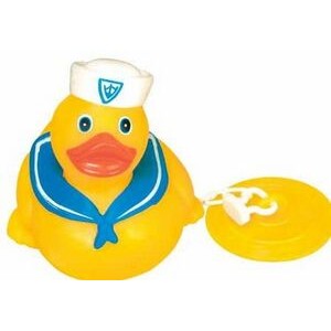 Rubber Mariner Duck w/ Bathtub Plug
