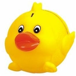 Rubber Basketball Shaped Duck Dog Toy©
