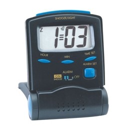 Deluxe Jumbo Size LCD Travel Alarm Clock