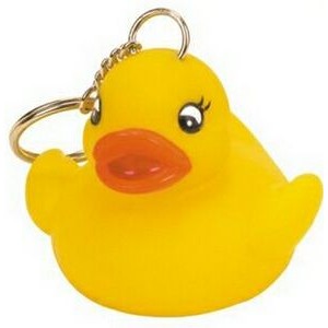 Rubber Son Duck Key Chain
