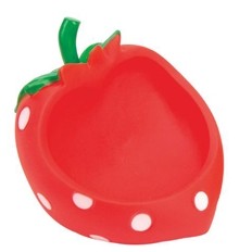 Rubber Strawberry Shaped Cell Phone and Accessory Holder