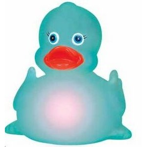 Rubber Transparent Twinkling Light Duck