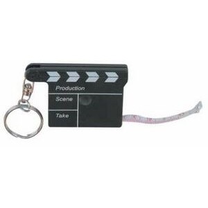 Movie Clapper Tape Measure w/ Keychain