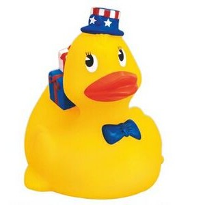 Rubber Patriotic Gift Duck