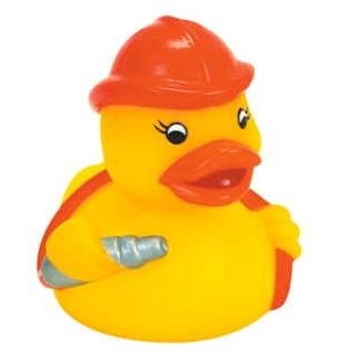 Mini Rubber Fireman Duck©
