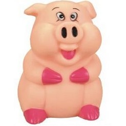 Rubber Happy Pig