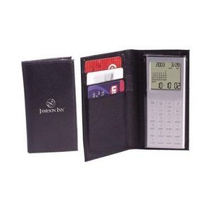 Wallet Calculator/Clock w/ Calendar & World Time