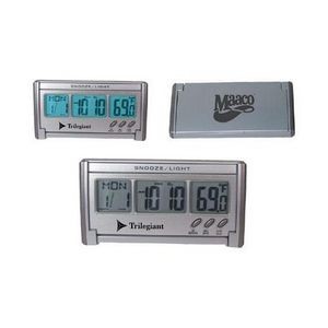 Jumbo LCD EL-Backlit Travel Alarm Clock