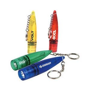 Space Age Personal Key Ring Flashlight w/ Battery
