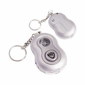 Personal Panic Alarm with Compass & LED Light