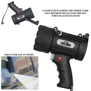 5-Watt LED Pistol Grip Spotlight with Adjustable Stand