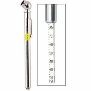 Chrome Plated Bicycle Tire Gauge