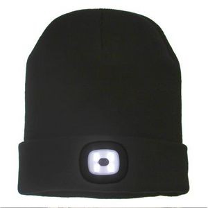 Knit Beanie with LED Light